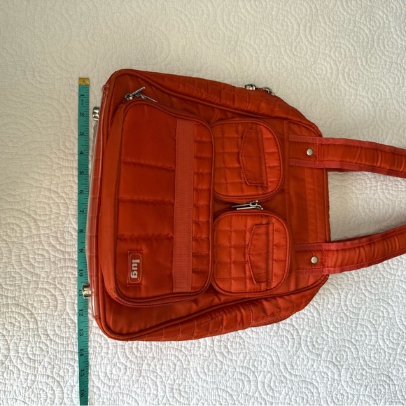 Lug Quilted Orange Backpack - Picture 13 of 15